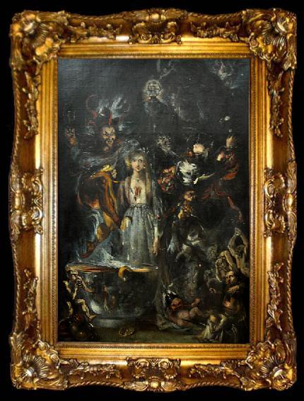 framed  Cornelis Holsteyn Fantasy based on Goethe